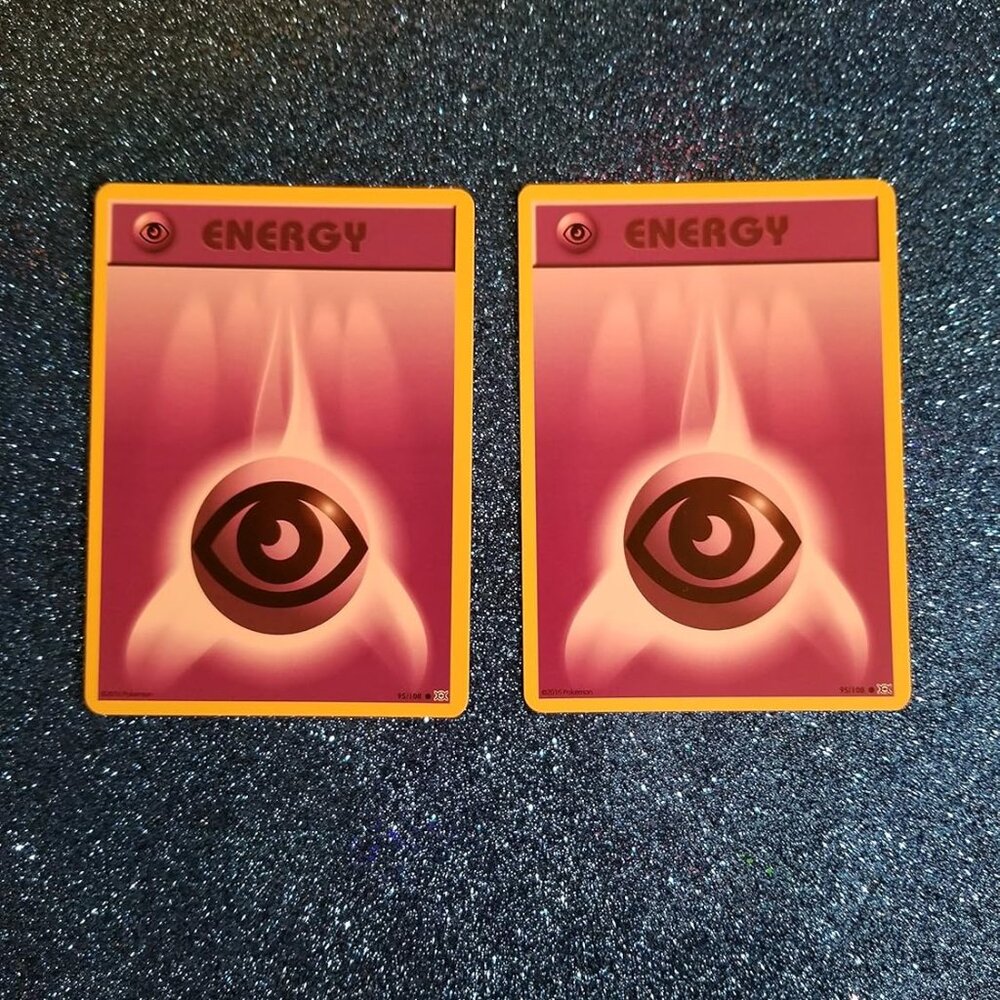 Pokemon Card Lot 002 Cards PSYCHIC ENERGY Pokemon XY Evolutions (95/108)